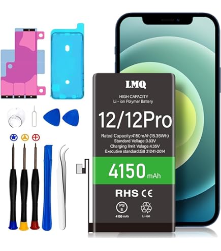 Amazon.com: Venenio Battery for iPhone 12 Pro, [7000mAh] 2024 New